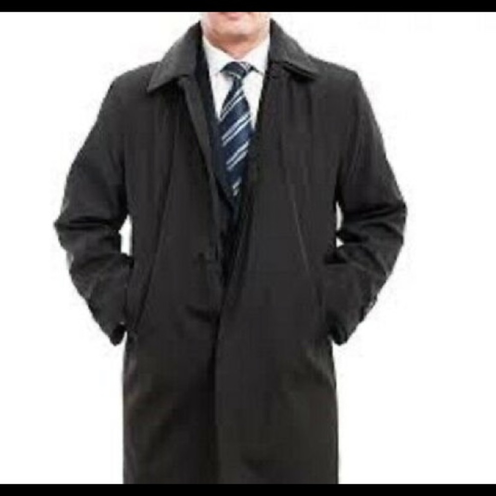 Willam Wallace Men's Black Trench Coat Jacket THE PATRIOT Style